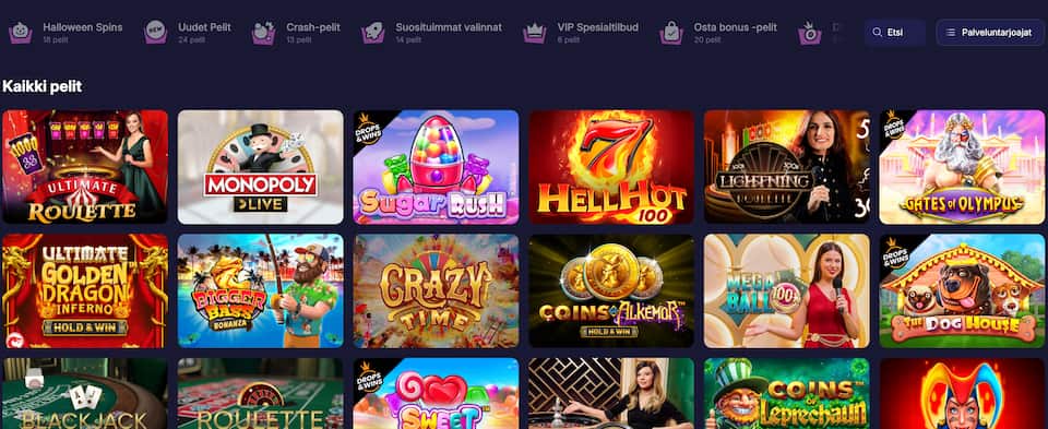 Rizzio-Casino-kaikki-pelit Rizzio Casinon kaikki pelit ja muita pelikategorioita