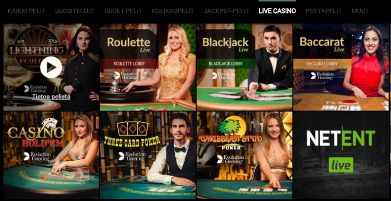 VoodooDreams Casino livepelit