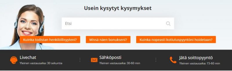 Betsson asiakaspalvelu