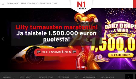 N1 Casino etusivu