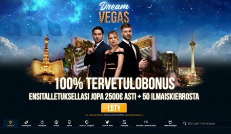 Dream Vegas Casino etusivu