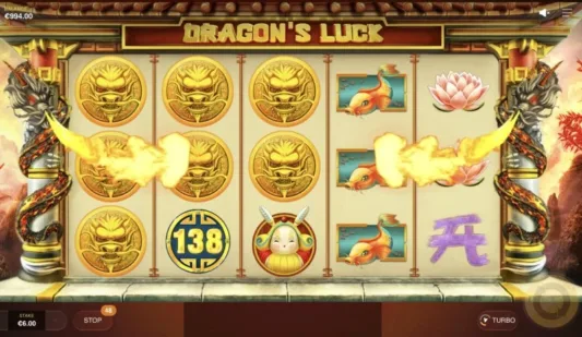 Dragon's Luck pelinäkymä