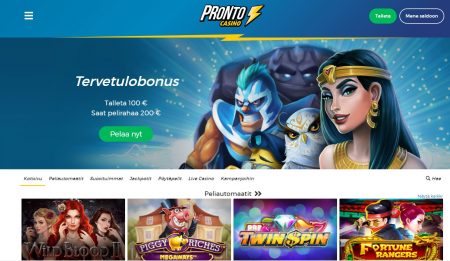 Pronto Casino etusivu