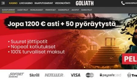 goliath casino etusivu