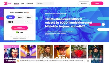 21.com etusivu