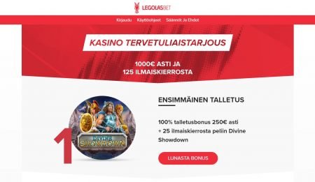 Legolasbet tervetuliainen