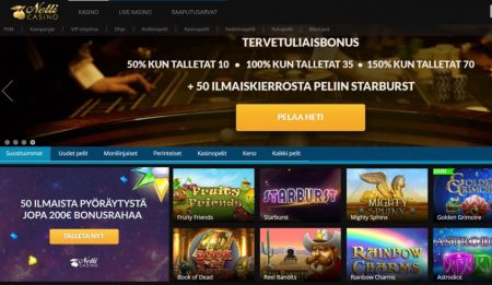 tervetulobonus netticasinolla