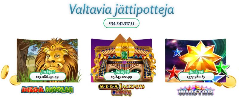 jättipotit nettikasinolla