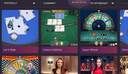 royalslots pöytäpelit