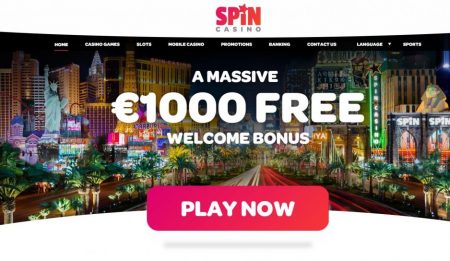 spin casino tarjoaa 1000 € bonusta