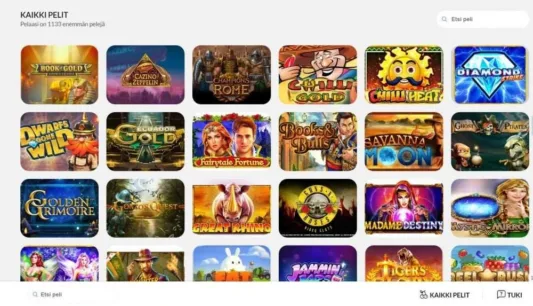 westcasino pelivalikoima