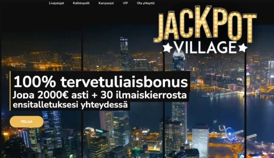Jackpot Village etusivu