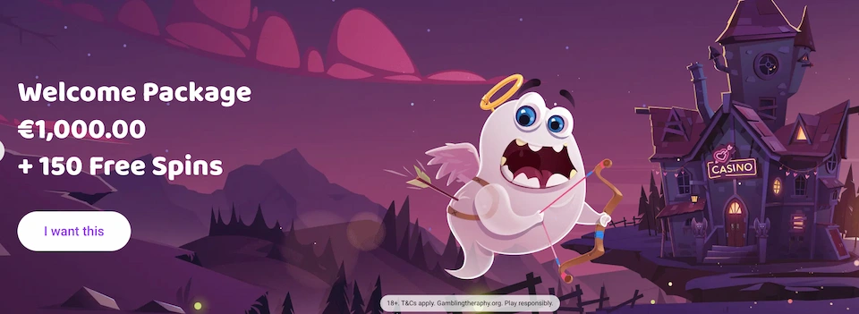 Boo Casinon tervetuliaisbonus uusille pelaajille