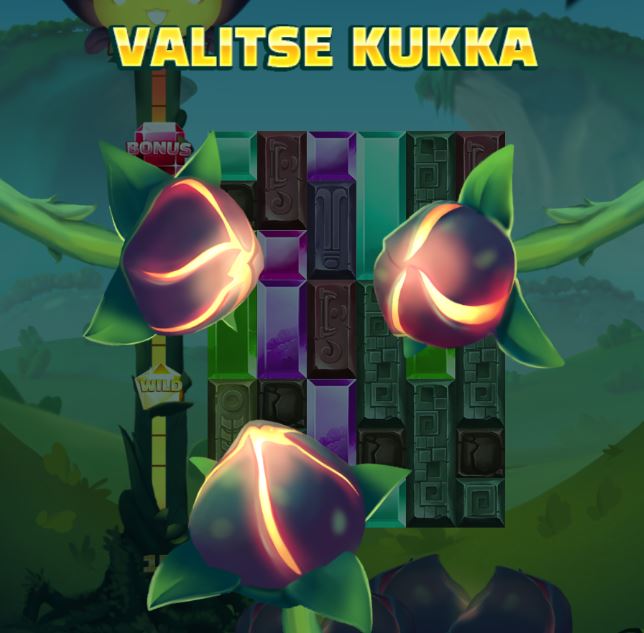 Flower Fortunes Megaways valitse kukka, bonus