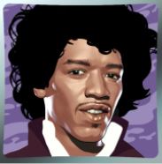 Jimi Hendrix wild symboli