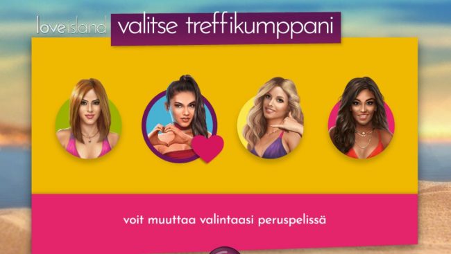 Love Island treffikumppanin valinta