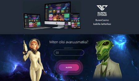 Buran Casino toimii kaikilla laitteilla