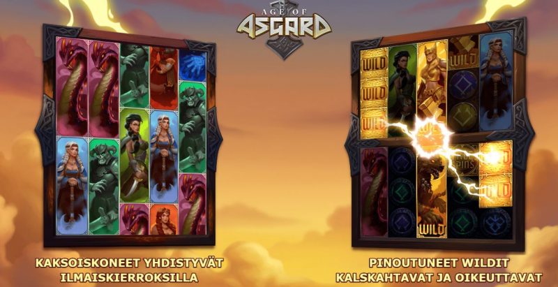 Age of Asgard erikoistoiminnot