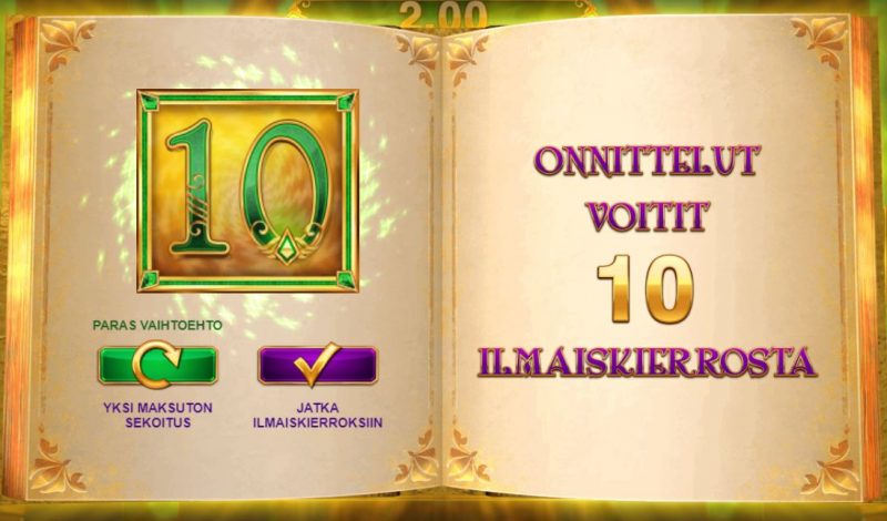 Book of Oz Lock n spin ilmaiskierrokset