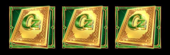 Book of Oz Lock n spin scatter symboli