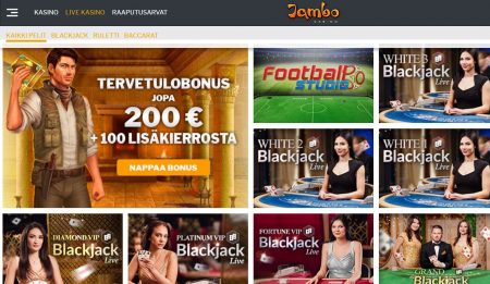 Jambo casino livepelit