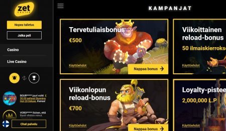 ZetCasino kampanjat