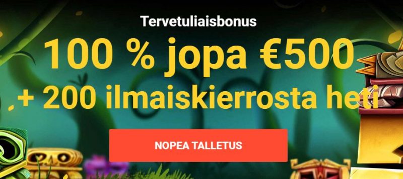 ZetCasino tervetuliaisbonus