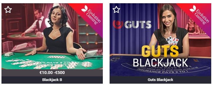 Blackjack pelit