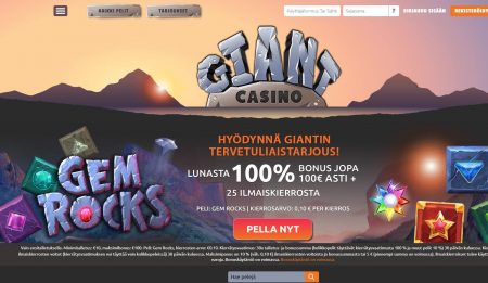 Giant Casino etusivu