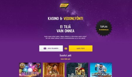 Lucky casino etusivu