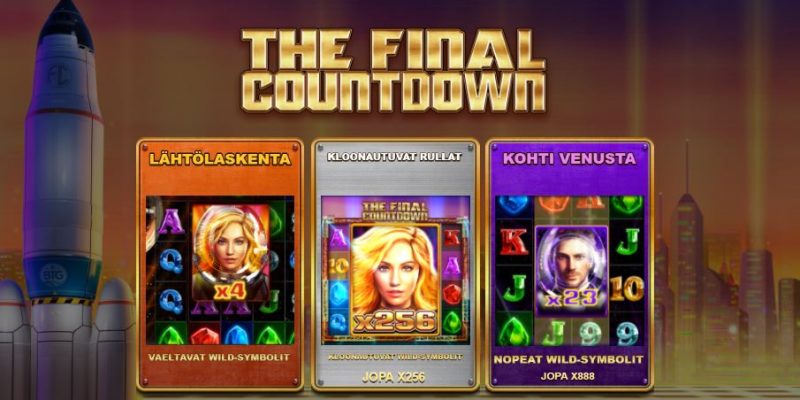 The Final Countdown erikoistoiminnot