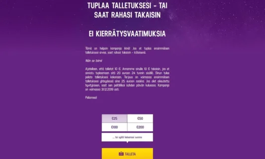 Lucky Casino tervetuliainen