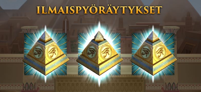 LEgacy of Egypt ilmaiskierrokset