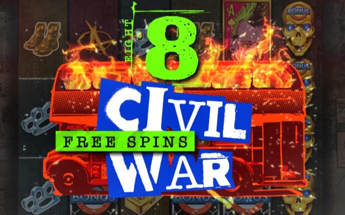 Punk Rocker civil war free spins