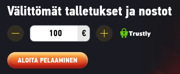 Fezbet nopeat talletukset