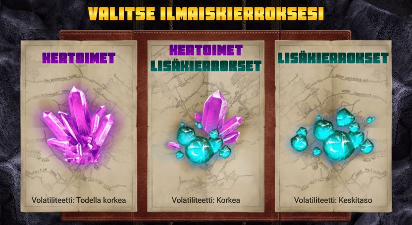 TNT valitse ilmaiskierrokset