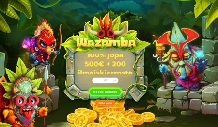 Wazamba casino etusivu