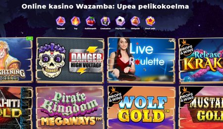 Wazamba casino pelit