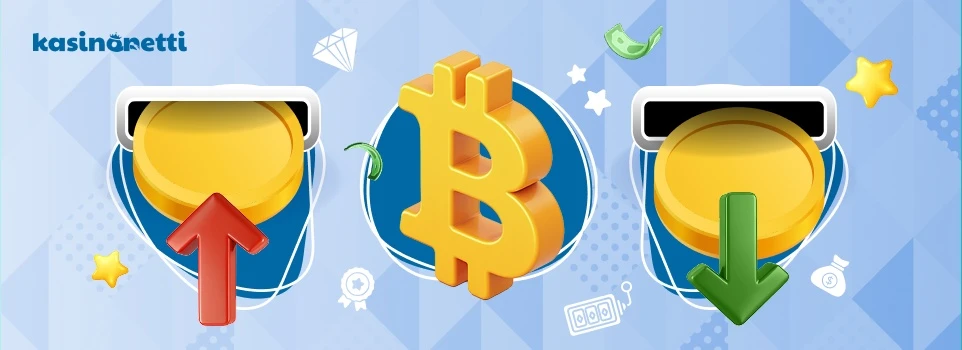 bitcoin casino talletus ja kotiutus