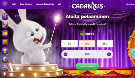 Cadabrus Casino etusivu