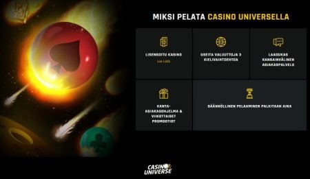 Casino Universe toiminta