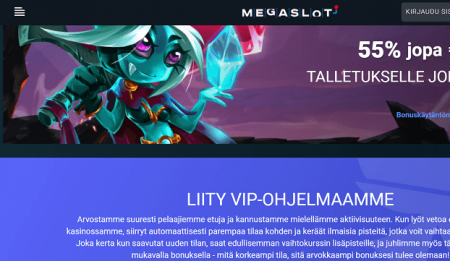 Megaslot Casino tarjoukset