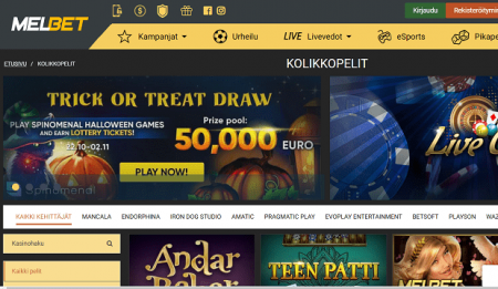 Melbet Casino kolikkopelit