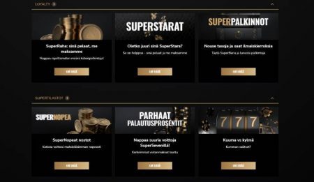 Super Seven Casino superpalkinnot loyaltyohjelmassa