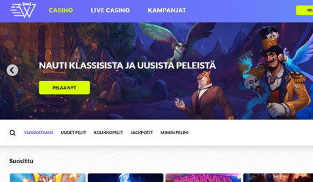 InstantWest Casino etusivu