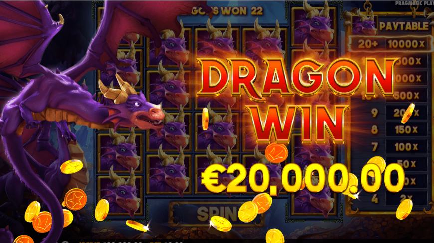 Drago - Jewels of Fortune Dragon Win