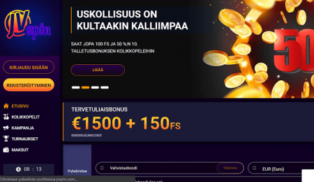 JVSPins Casino etusivu