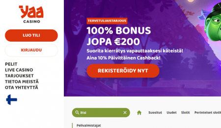 Yaa Casino bonus