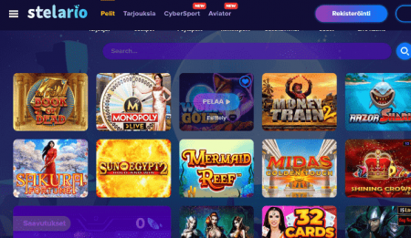 Stelario Casino pelit