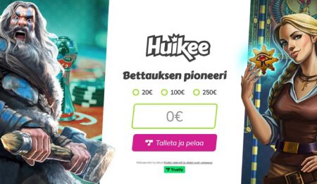 Huikee Casino etusivu